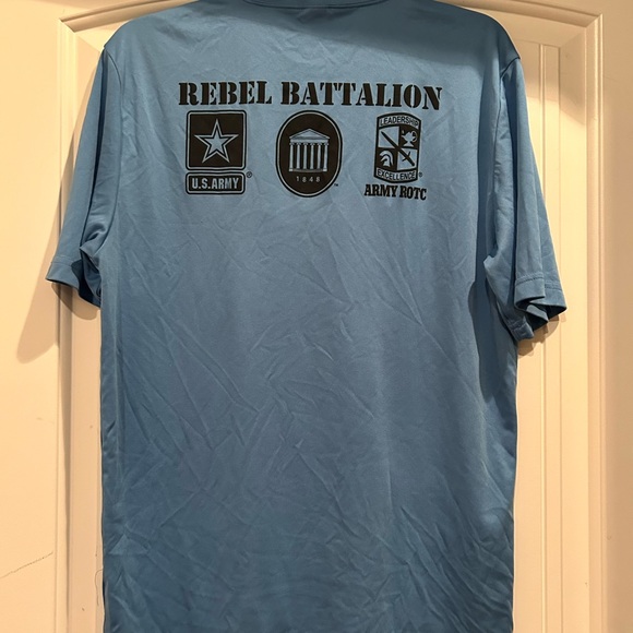 Sports Tek Ole Miss Rebels Army ROTC Polyester t shirt size medium - Picture 2 of 3